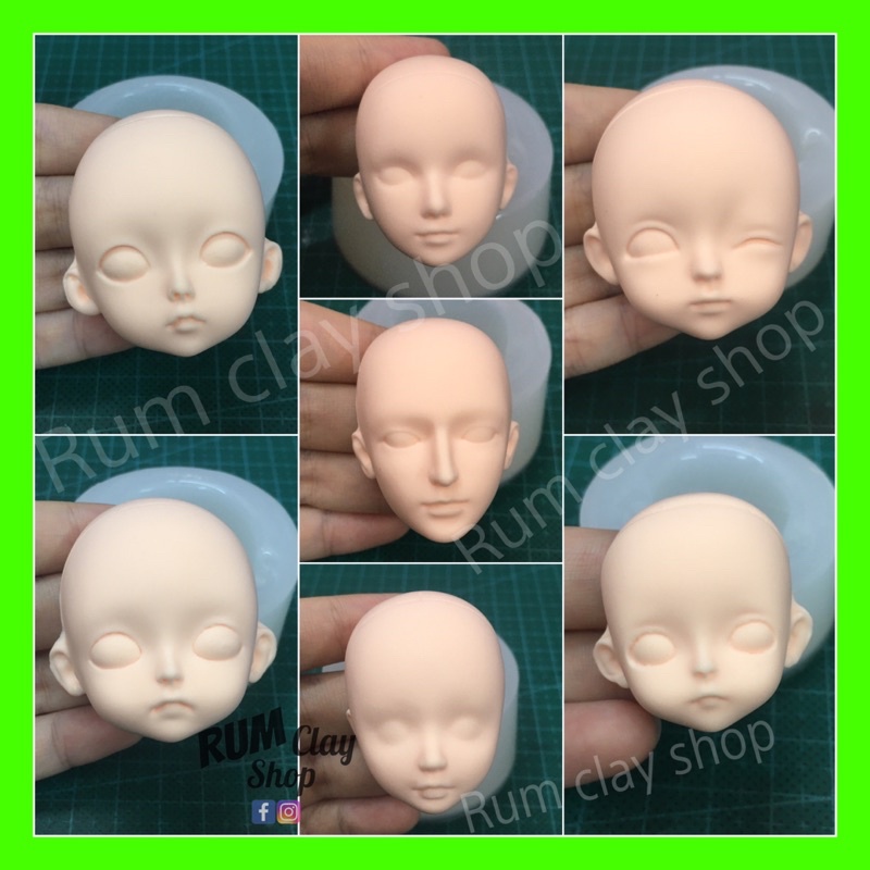 Khuôn Silicone Khuôn Mặt Doll Các loại