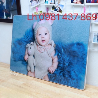 Khung ảnh tráng gương, bo viền, in ảnh miễn phí theo yêu cầu, kích thước 30x40 - 40x60 - 50x75