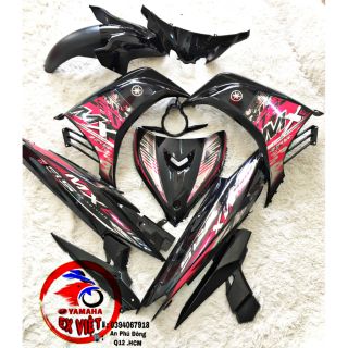 Dàn áo exciter 135 2011 2014 10 món áo new lên tem rời ép nhiệt phủ UV cao cấp sắt nét không bay màu