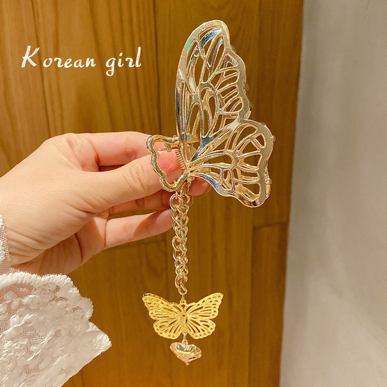 Kẹp Tóc Hình Bướm Bằng Kim Loại 2022
