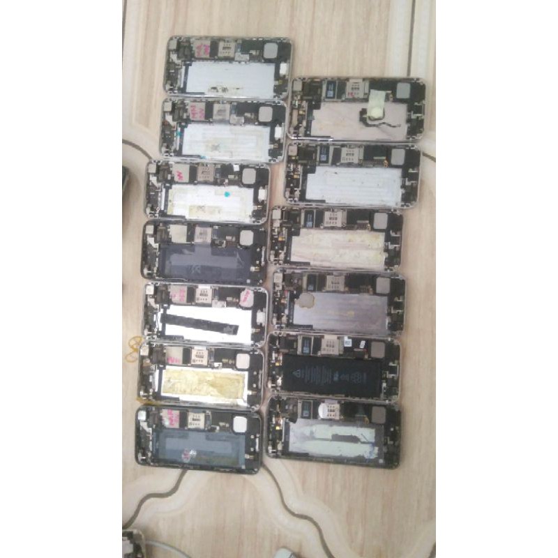 MAINBOARD/ CỤM VỎ VÀ LINH KIỆN/ IPHONE 5 IP 5S IP 5C LỖI/ ICLOUD ĐỂ BYPASS CHƠI GAME(TẶNG KHAY SIM)