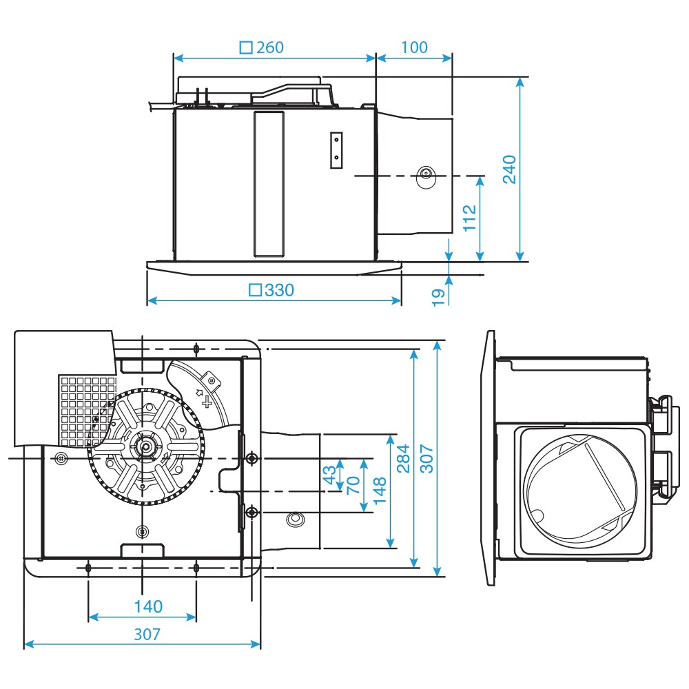 QUẠT HÚT ÂM TRẦN PANASONIC FV 27CH9 – BẢO HÀNH CHÍNH HÃNG 12 THÁNG