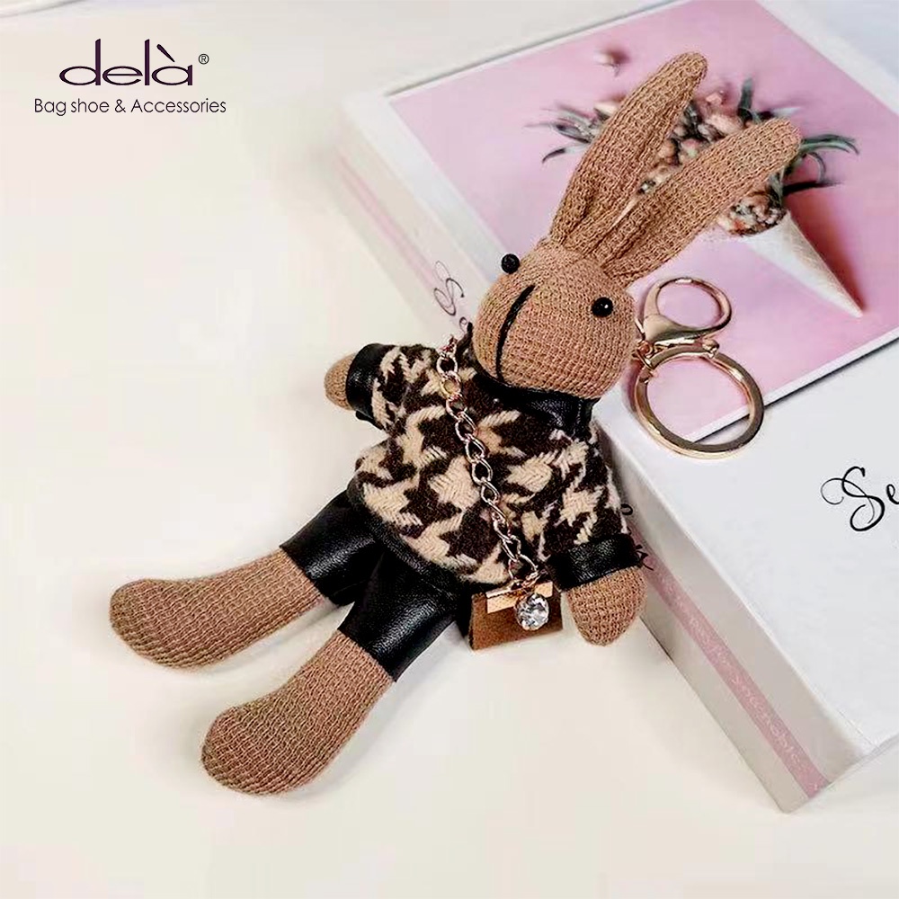 Dela Phụ Kiện Móc Khóa Hình Thỏ Dễ Thương Xinh Xắn