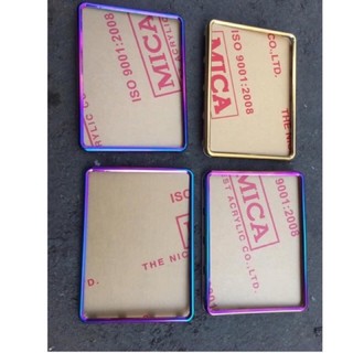 Khung bản số titan các loại xe