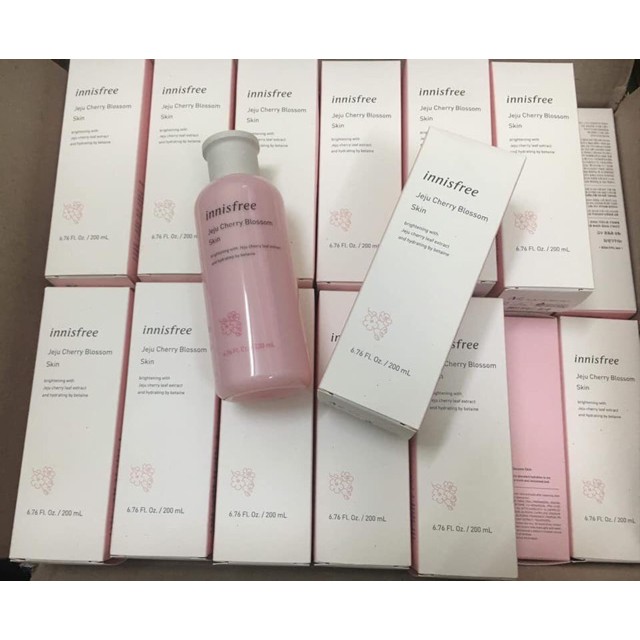 [Màu hồng] Nước hoa hồng innisfree jeju Cherry Blossom skin | BigBuy360 - bigbuy360.vn