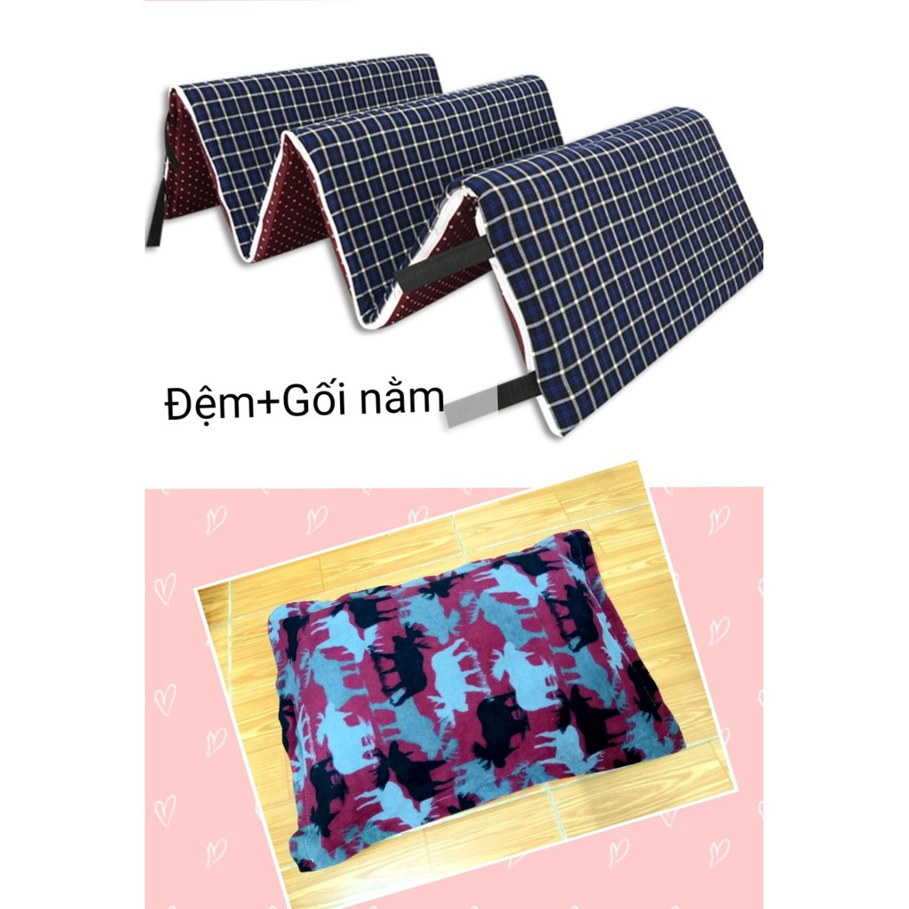 Combo ĐỆM VĂN PHÒNG + GỐI NẰM CAO CẤP (Giá xưởng may rẻ)