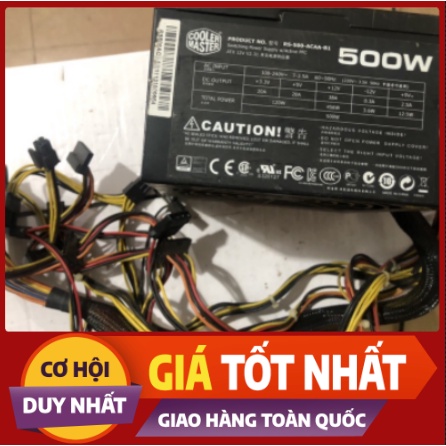 Nguồn Cooler master 500w hình thức tốt, đã test kĩ