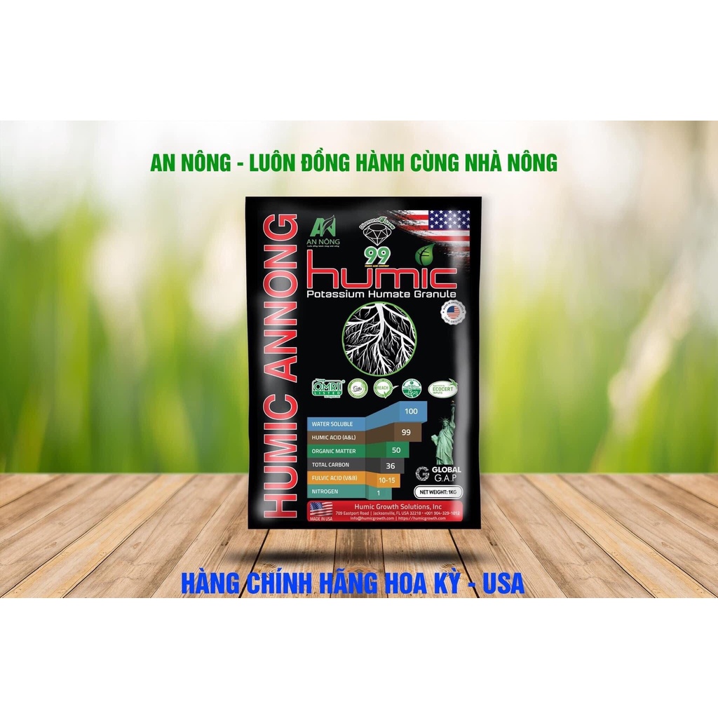 HUMIC MỸ - HUMIC AN NÔNG   - Kích dưỡng rễ cực mạnh