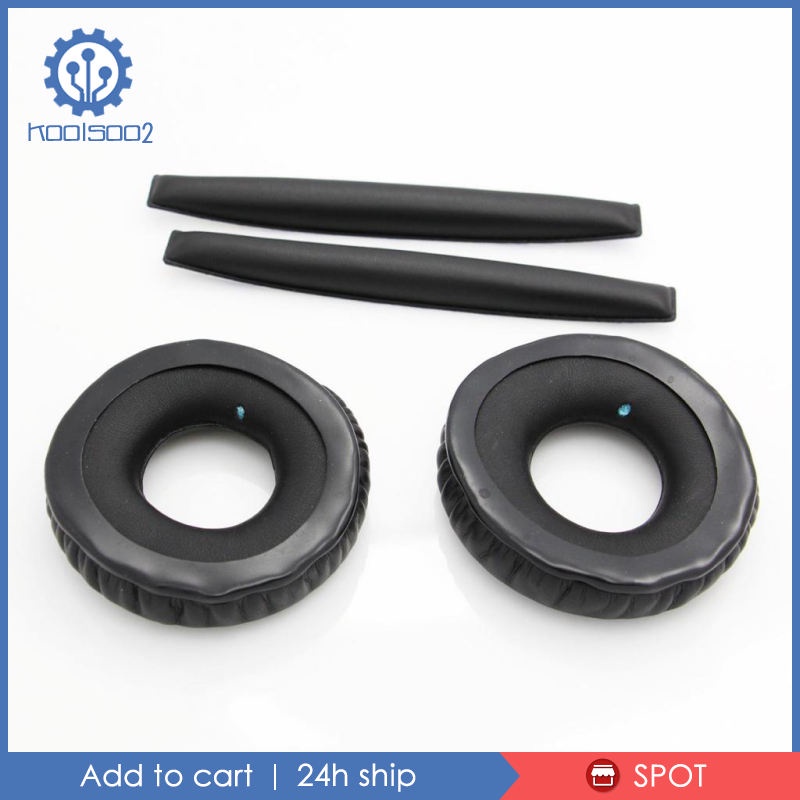 Bộ 2 Miếng Đệm Tai Nghe + Đệm Đầu Thay Thế Cho Sennheiser HD25 HD25-1