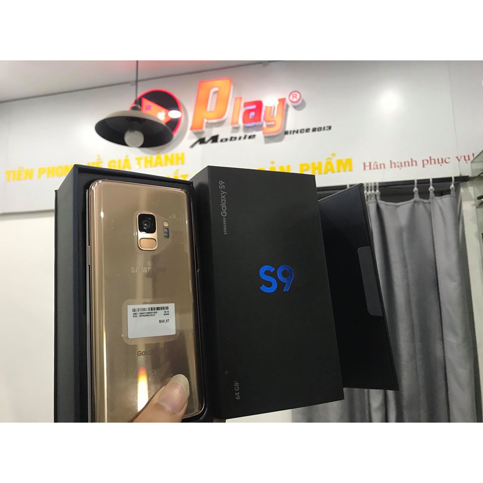 Điện Thoại samsung Galaxy S9 Zin chuẩn 100% Phiên Bản 1 sim Kèm Đủ Phụ Kiện , ảnh thật 100% Tại PlayMobile