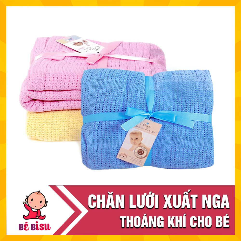 Chăn lưới thoáng khí, chống ngạt cho bé xuất Nga loại To