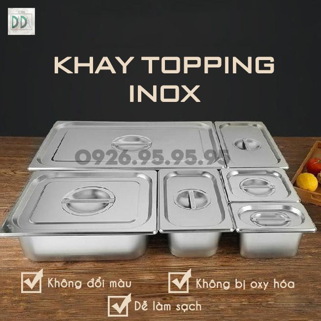 [Sỉ] Khay topping - Đựng Topping quán trà chanh, trà sữa - Đồ dùng nhà bếp - Thiết bị máy móc pha chế