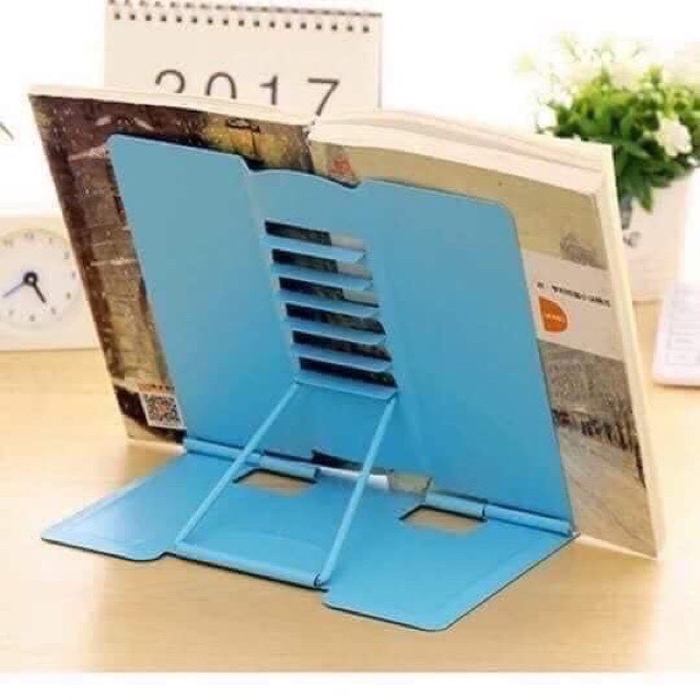 Kẹp sách chống cận thị cho trẻ 2 màu xanh hồng