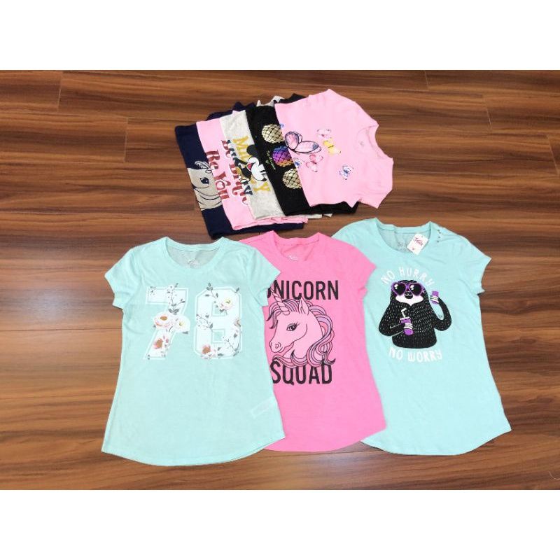 Áo thun bé gái hiệu Justice size đại 22_60kg