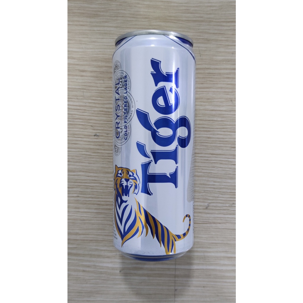 1 lon bia Tiger xanh, Tiger trắng 330ml nồng độ 5% date xa