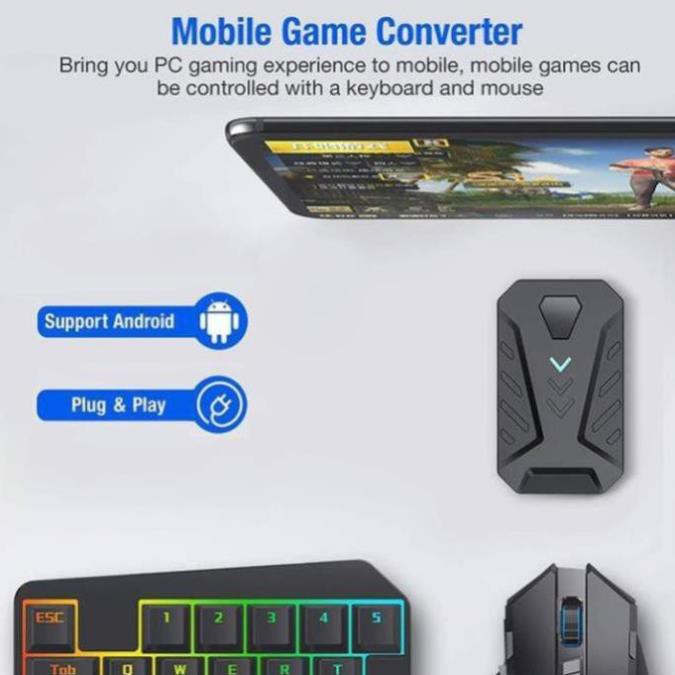 G-Mix Lite - Bộ chuyển đổi chơi PUBG, Free Fire chuyên cho Android, kết nối có dây cực mượt -dc4196