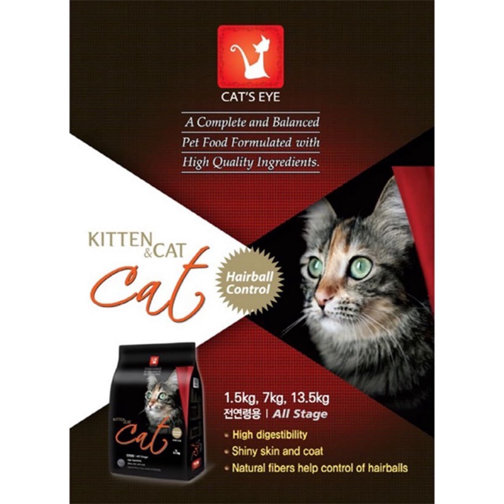 Thức Ăn Hạt Cho Mèo Cateye 13.5kg Của Hàn Quốc - Mã TACCM10
