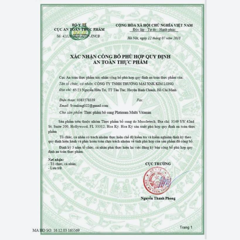 MUSCLETECH PLATINUM MULTI VITAMIN - VITAMIN TỔNG HỢP HÀM LƯỢNG CAO (90 VIÊN) | BigBuy360 - bigbuy360.vn