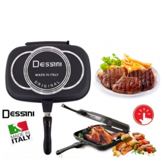 SIÊU HOT -  CHẢO 2 MẶT CAO CẤP DESSINI . Hàng bán chạy top 1 thị trường