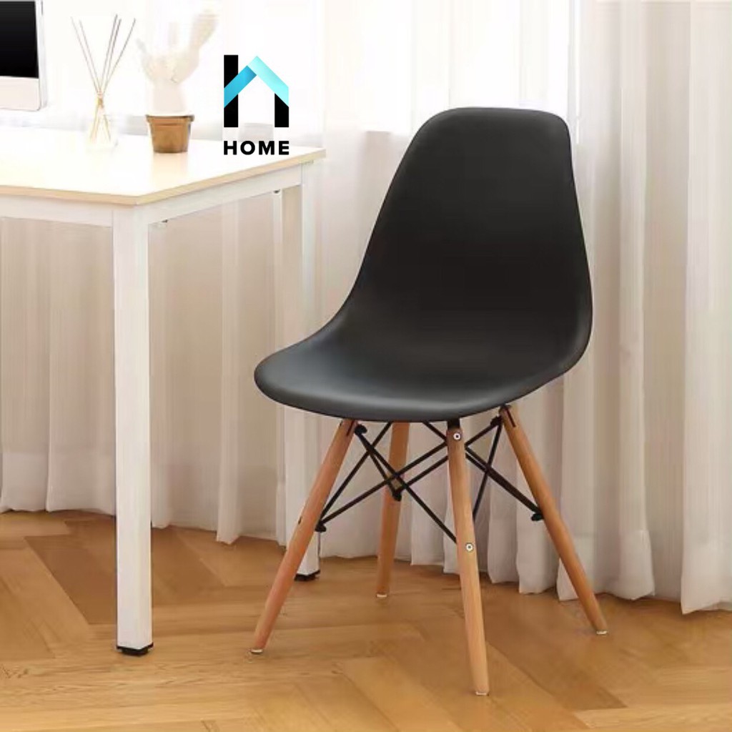 GHẾ EAMES Chân Gỗ Đan Thép (Ghế làm việc, quán cafe, phòng ăn...) Kiểu Hiện Đại Hàn Quốc | BigBuy360 - bigbuy360.vn