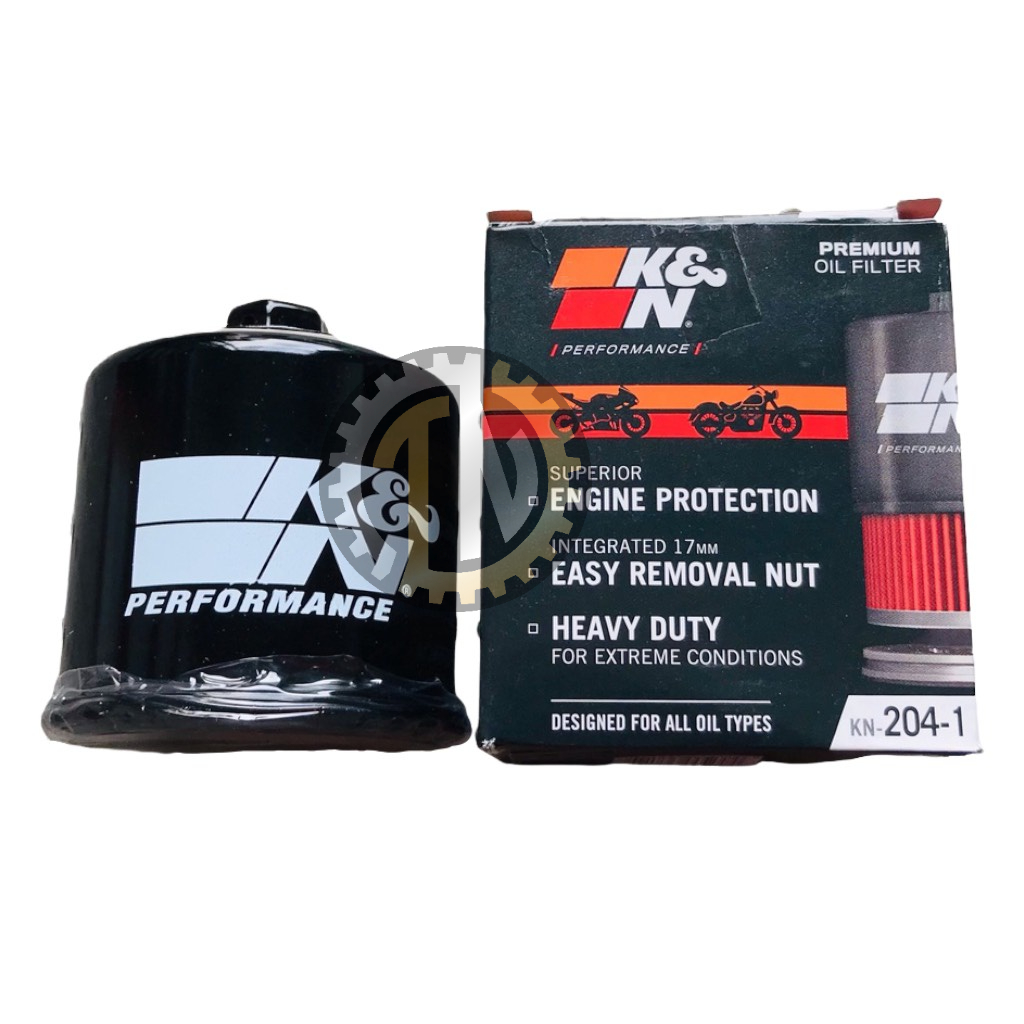 Lọc nhớt KN 204 cho xe phân khối lớn Moto Yamaha, Honda, Triumph, SH300i/ 350i, Rebel 500