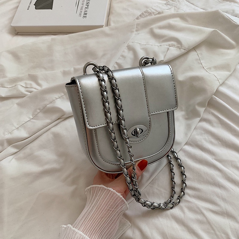 Túi Đeo Vai Phối Dây Xích Thời Trang Mùa Hè Pháp 2022 Cao Cấp Cho Nữ