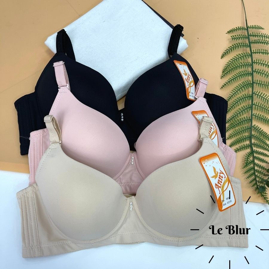 Áo Lót Siêu Bigsize Cup D Không Mút, Áo Ngực Có Gọng Thái Lan Anny 8802, Leblur