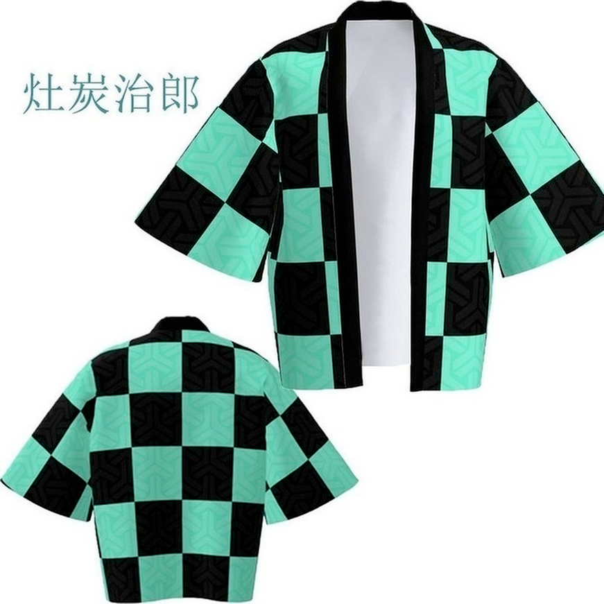 🎈HOT and New Demon Slayer Phong Cách Kimono Áo Khoác Trẻ Em Người Lớn Cosplay Giản Dị#yjteam66.vn