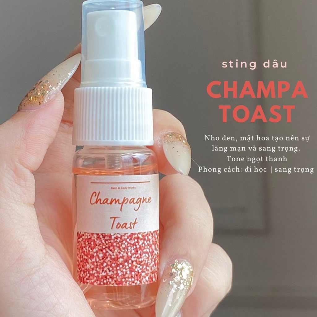 Xịt thơm toàn thân hương nước hoa 10ML - RIHOUSE body mist