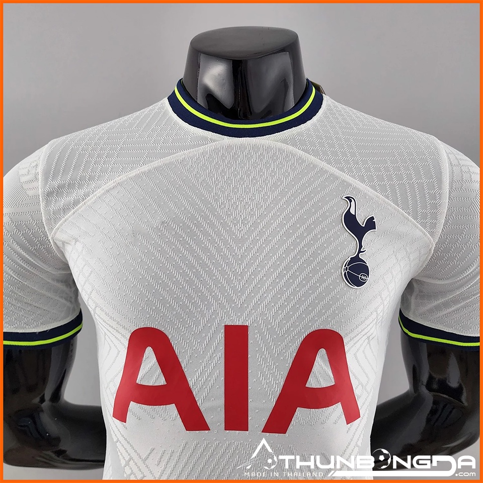 Áo Tottenham Hotspur trắng sân nhà 2022/2023, 2022/23 bản PLAYER Issue BODY fit cao cấp Thái Lan