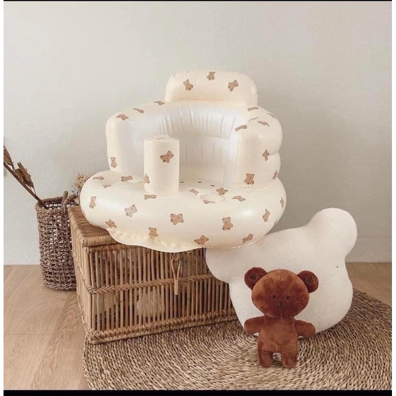 Ghế hơi tập ngồi cho bé Hàn Quốc hoạ tiết siêu xinh xắn dễ thương 𝐁𝐞𝐞𝐡𝐨𝐮𝐬𝐞