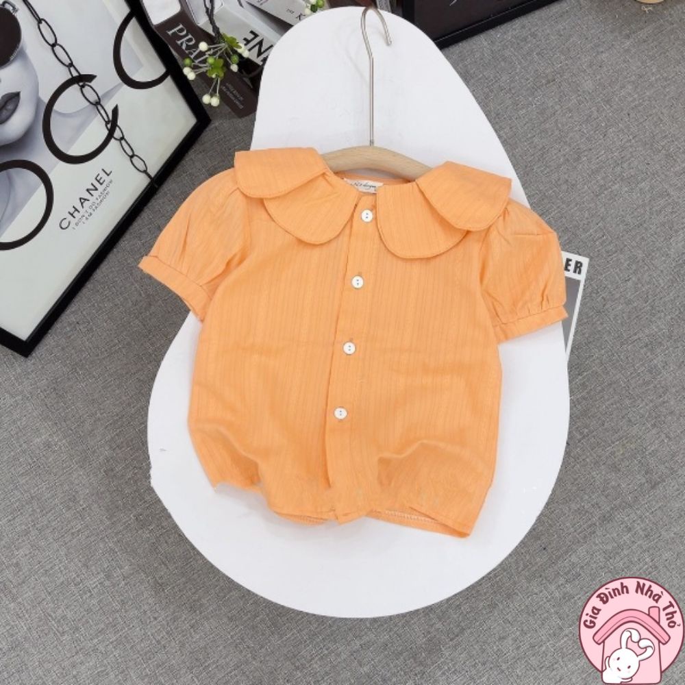 Áo  sơ mi  áo đồng phục dễ thương bé gái đi học đi chơi