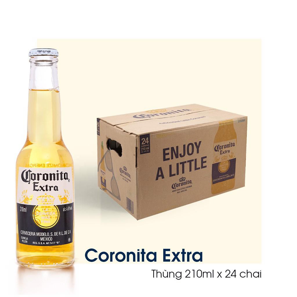 Bia Coronia Extra 24 chai 210ml nhập khẩu Mexico | Chính Hãng
