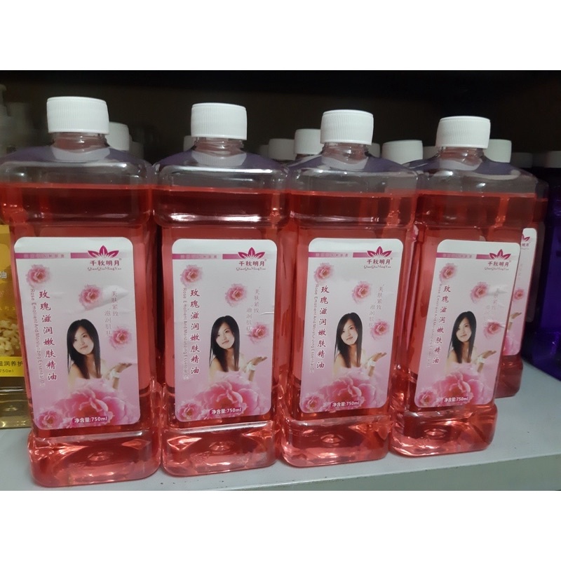 Tinh dầu massage body 750ml mùi gừng, sả chanh, ngải cứu, lavender và hoa hồng giá rẻ