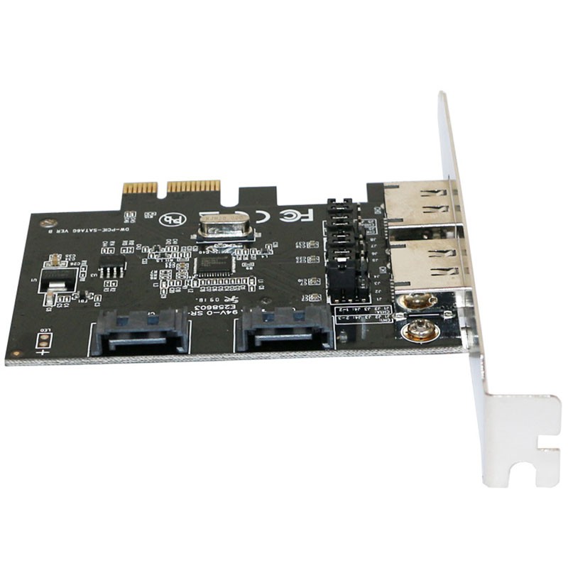 Thẻ Cứng Mở Rộng Pci-E Sang Sata Iii 6g Esata3.0 Asm1061 | BigBuy360 - bigbuy360.vn