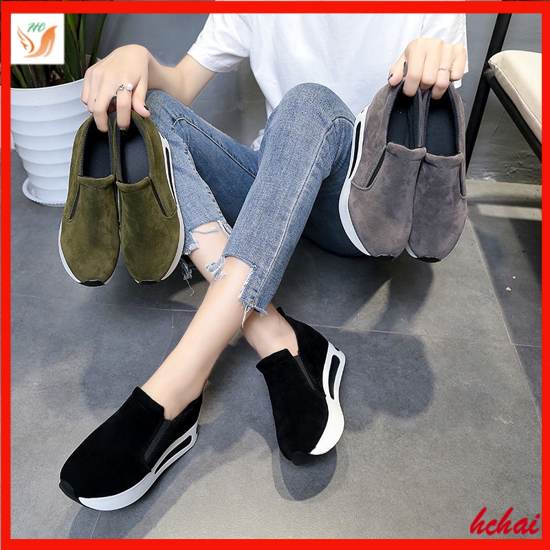 Giày Thể Thao canvas Thắt Dây Thoải Mái Thời Trang Nữ