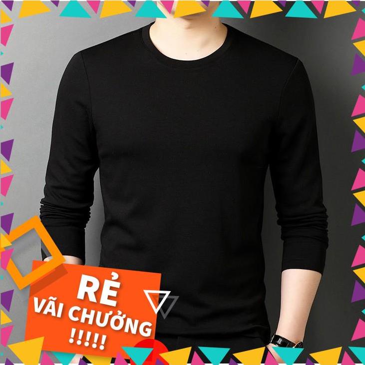 ❤️FREESHIP❤️ Áo phông nam tay dài mặc thu đông, giữ nhiệt, chất cotton co giãn, áo dài tay dáng ôm cao cấp _vifa