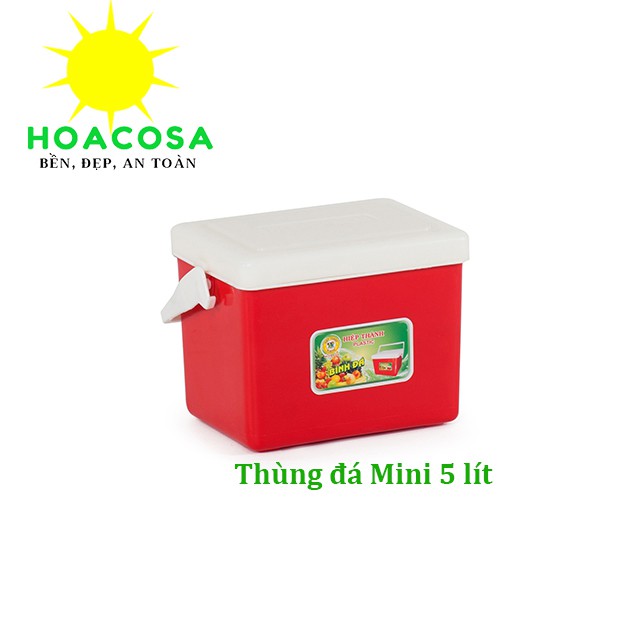 Thùng đá mini loại 5 lít (5L), 6 Lít (6L), 8 lít (8L)- nhỏ, gọn, tiện lợi- Đồ Gia Dụng Hoacosa