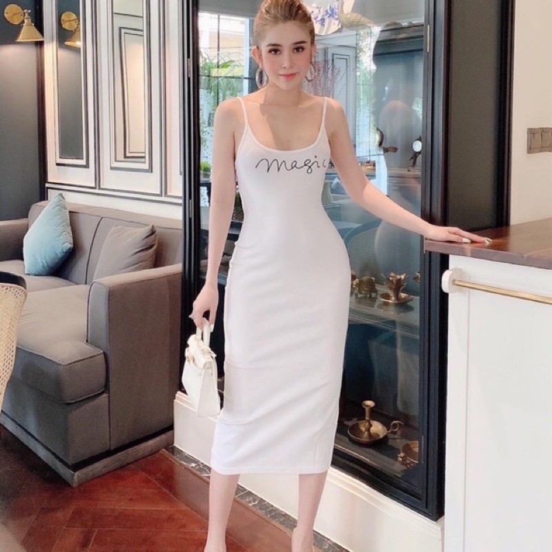 Váy hai dây - đầm body chữ ma g ic | BigBuy360 - bigbuy360.vn