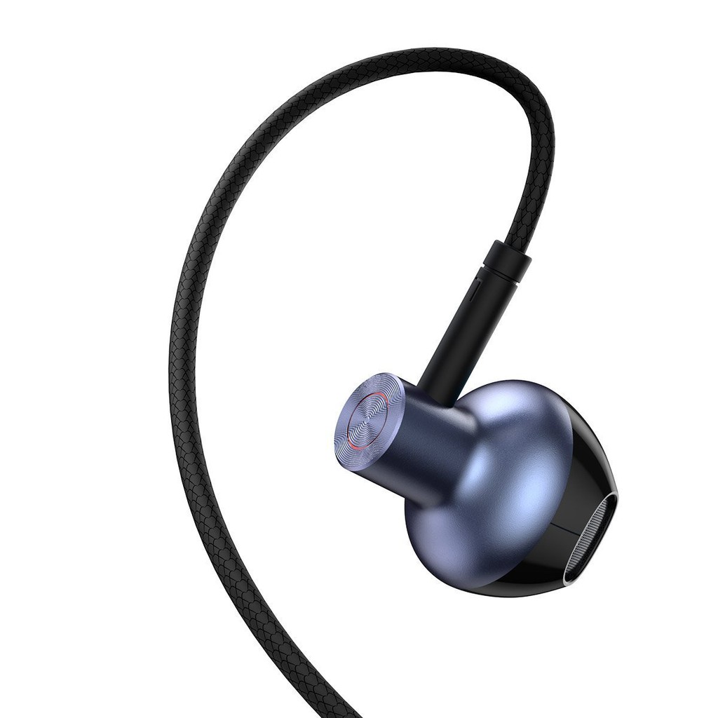 Tai nghe nhét tai Baseus H19 jack 3.5mm tích hợp Mic đàm thoại dây nhựa chắc chắn dài 1.2M