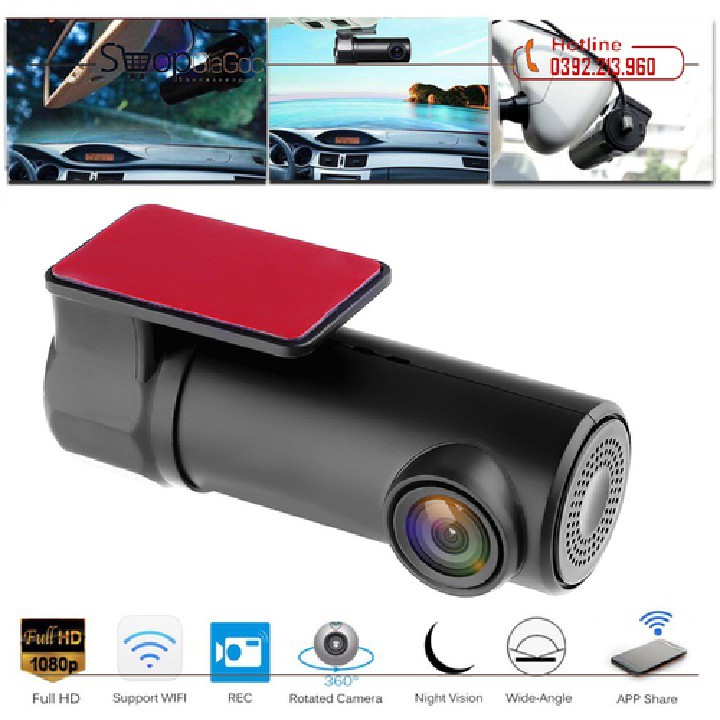 Camera Hành Trình Wifi 1080p Full HD Dành Cho Ô Tô Cao Cấp FC106T