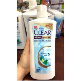 DẦU GỘI CLEAR BẠC HÀ 900ml