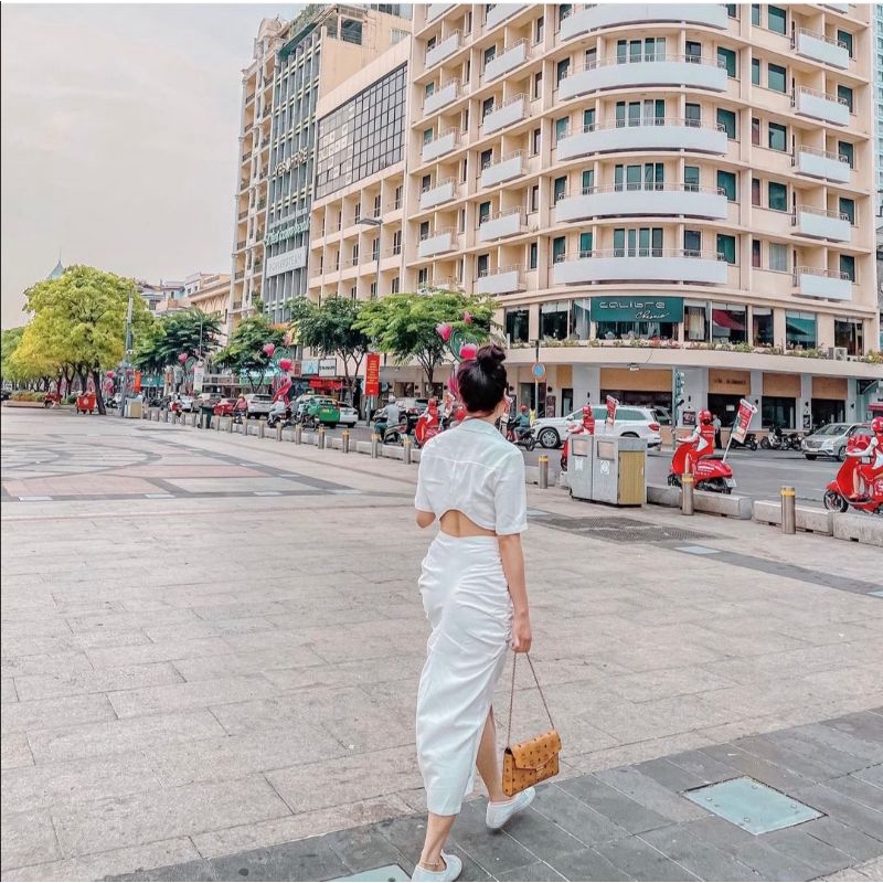 ĐẦM CẮT EO VẢI LINEN NHIỀU MÀU HÀNG XUẤT XỊN ZR