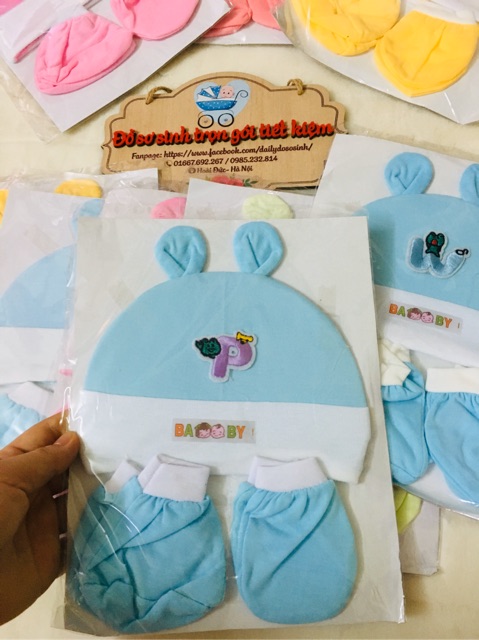 SET MŨ BAO TAY CHÂN TRẺ SƠ SINH