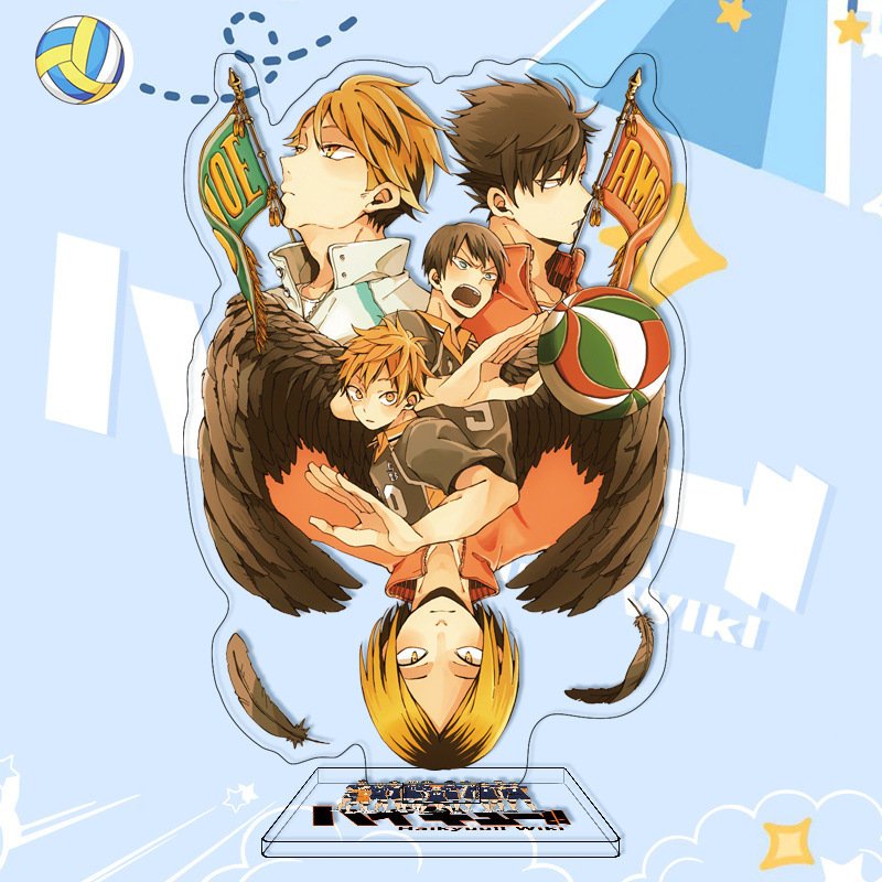 Standee Haikyuu!! ver ĐỒ NGỦ THÚ Vua bóng chuyền Nhiều Mẫu tượng acrylic anime mica chibi trang trí trưng bày mô hình