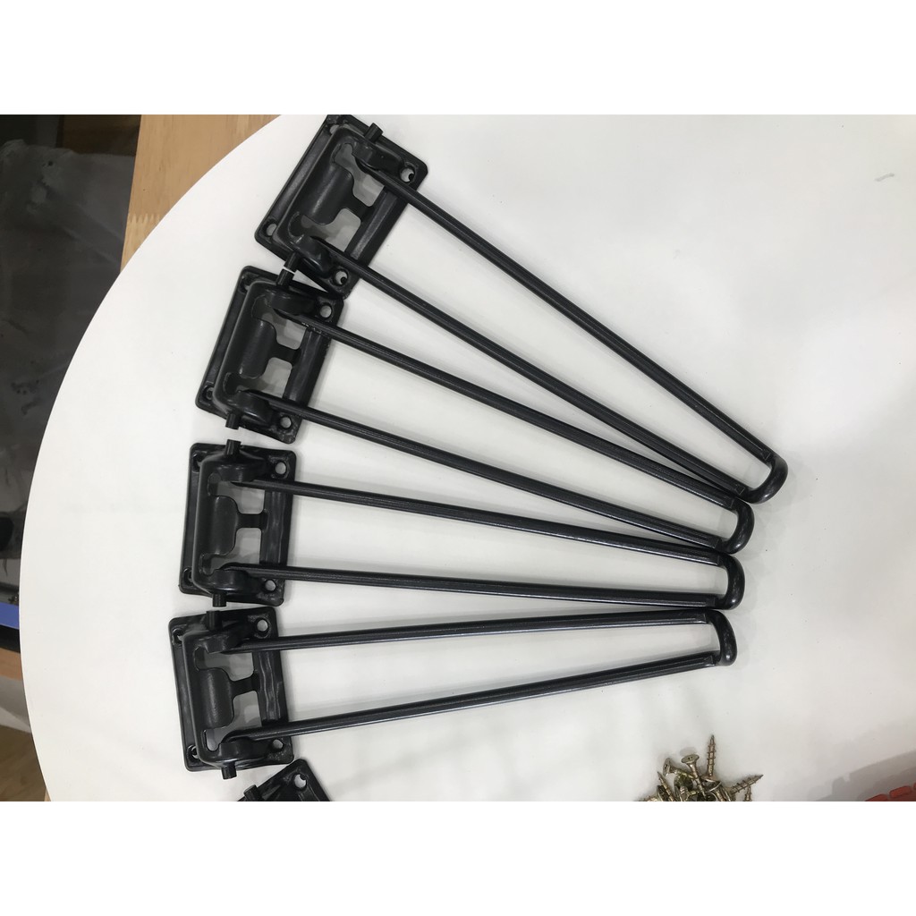 Bộ Chân bàn gấp, xếp loại to 6mm sơn tĩnh điện