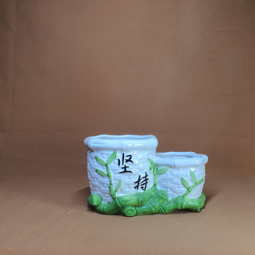 Chậu trồng cây cảnh có đĩa , cây bon sai , sen đá, xương rồng , gốm sứ Bát Tràng - Đa dạng mẫu mã