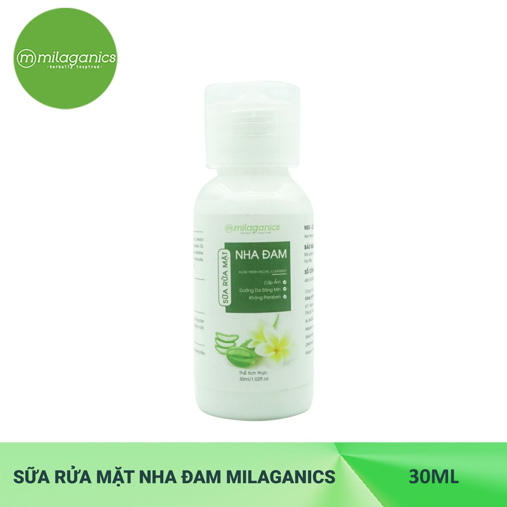 Sữa Rửa Mặt Nha Đam Milaganics 30ml | BigBuy360 - bigbuy360.vn