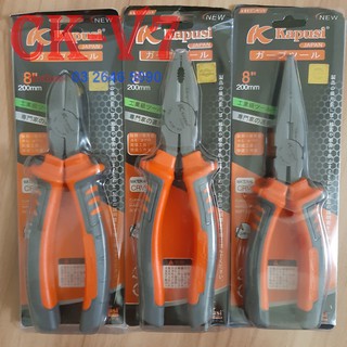 Kìm KAPUSI 6 Inch - 8 Inch - Bộ 3 Kìm KAPUSI Nhật Bản