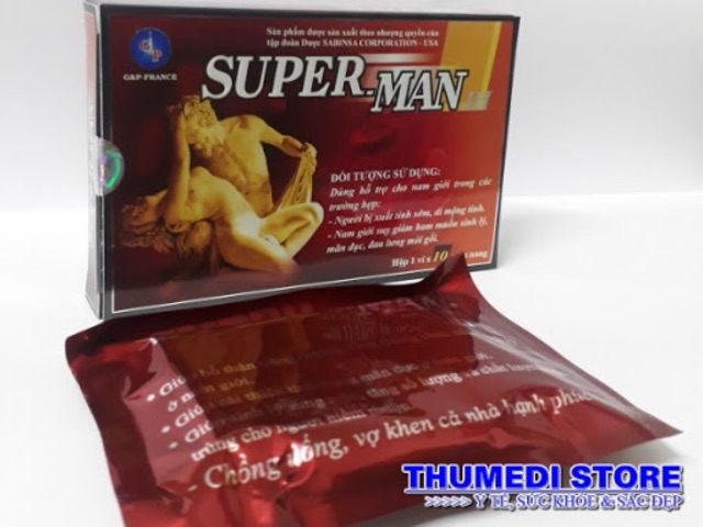 Tăng Cường Sinh Lý Super Man GP